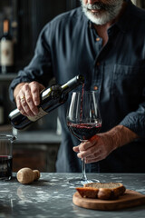 Fotografía publicitaria de botella de vino tinto español, la rioja