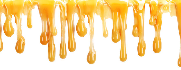 Candle wax dripping over isolated transparent background
