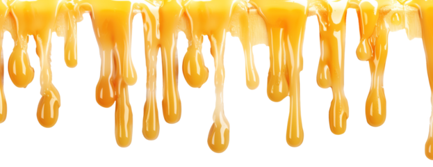 Candle wax dripping over isolated transparent background