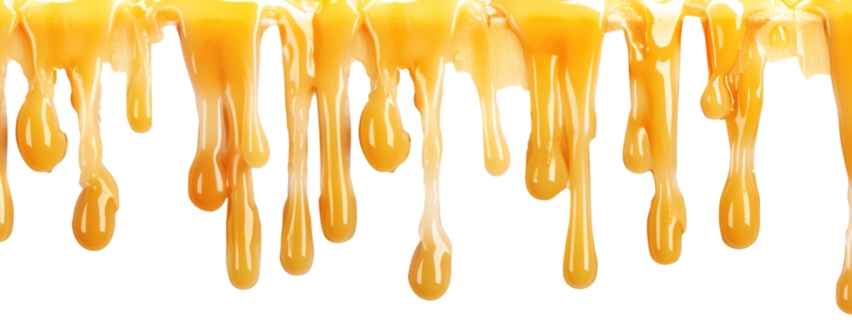 Candle wax dripping over isolated transparent background