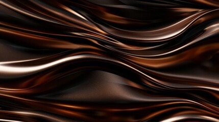 background that simulates melted chocolate generative ai