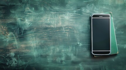 Cell phone ban at schools, copy space, 16:9 - obrazy, fototapety, plakaty