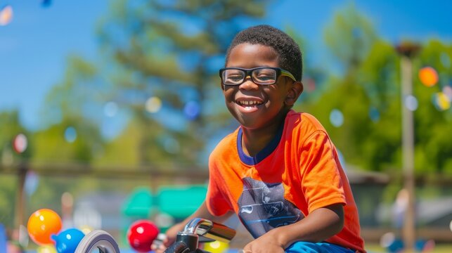 Community Engagement: Kids with autism involved in events, activities, and volunteering, showing their community participation and promoting inclusion.