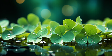 Spring background with delicate green leaves