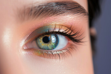 Fototapeta premium Pretty woman eye close up