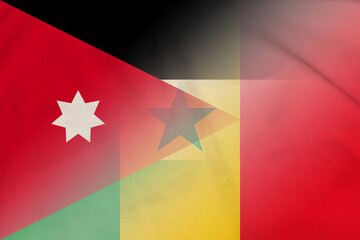Jordan and Senegal official flag transborder contract SEN JOR