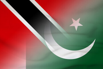 Trinidad and Tobago and Pakistan political flag international relations PAK TTO