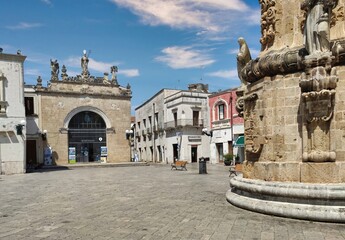 Piazza Salandra, located in Nardò (Puglia, Italy),is a true gem of Baroque architecture. This space represents the beating heart of the city,surrounded by historic buildings and charming atmosphere