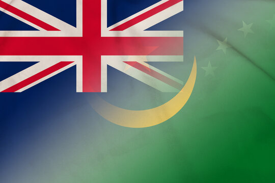 Cook islands and Mauritania government flag transborder contract MRT COK