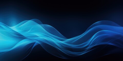 Blended colorful dark black and blue gradient abstract banner background