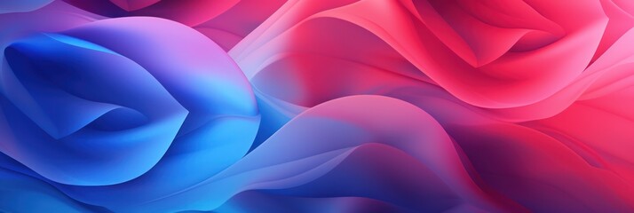 Blended colorful dark rose and blue gradient abstract banner background