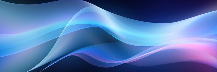 Blended colorful dark silver and blue gradient abstract banner background