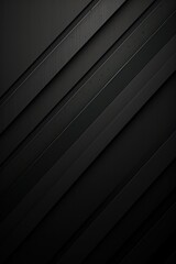 Dark Black grunge stripes abstract banner design. Geometric tech background. Vector illustration