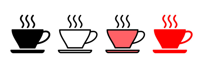 coffee cup icon vector illustration. cup a coffee sign and symbol