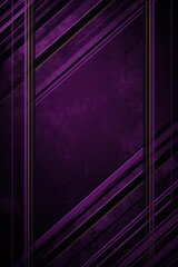 Dark Purple grunge stripes abstract banner design. Geometric tech background. Vector illustration