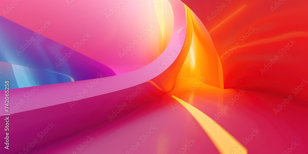 Poster abstract light colorful gradient line background