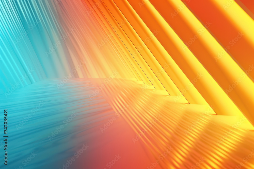 Aufkleber digital abstract light colorful gradient line background