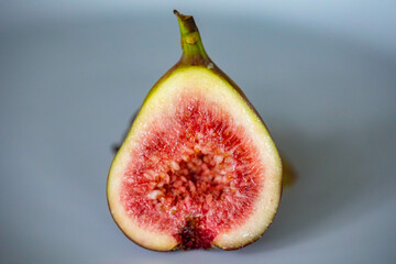 Fresh ripe fig fruit in selective focus and fine details