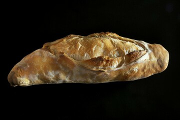 Farm bread concept. Backdrop with selective focus and copy space