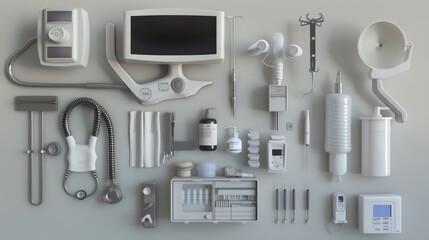 realistic photo of medical equipment 