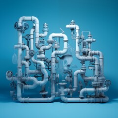 Complex piping system