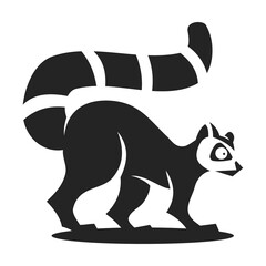 lemur logo template Isolated. Brand Identity. Icon Abstract Vector graphic © alluranet