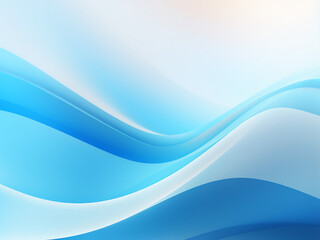 Naklejka premium Geometric wonders dance on a serene blue backdrop. AI Generation.