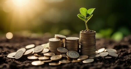  Growth from small beginnings - Money and a seedling
