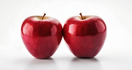  Fresh and vibrant, a perfect pair of apples