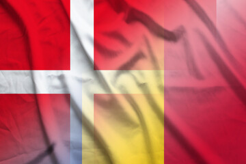 Denmark and Romania political flag transborder relations ROU DNK