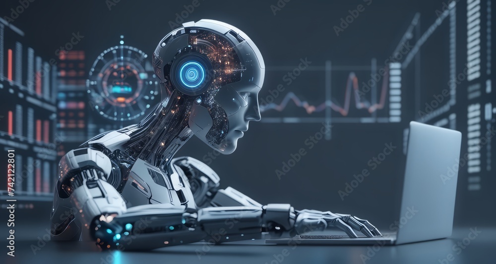 Poster robotic intelligence at work - a glimpse into the future of technology
