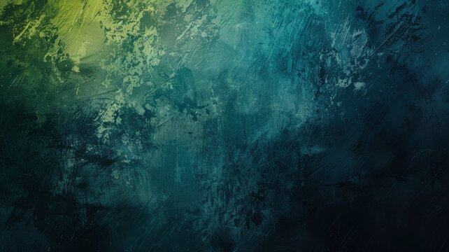 Black blue green abstract texture background. Color gradient - generative ai