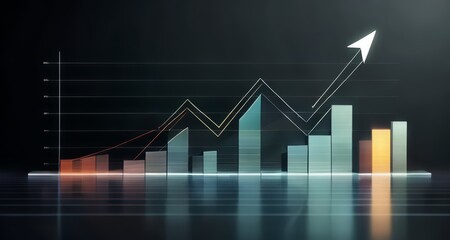  Growth Trend - Rising Metrics on a Graph