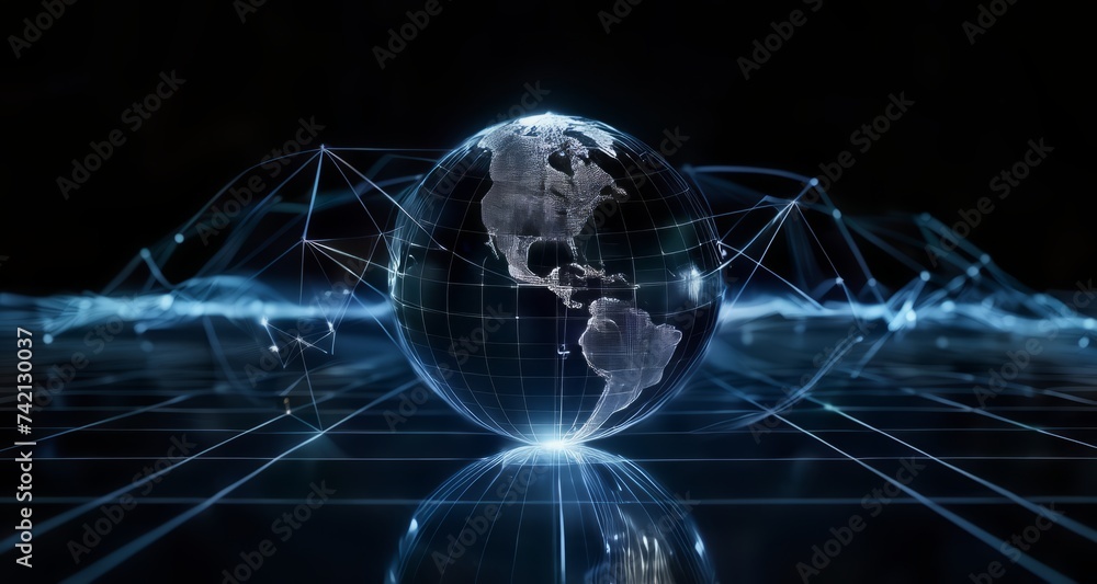 Poster connected world - the future of global networking