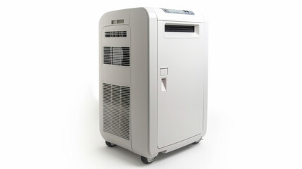 The quiet compact compressor of a portable air conditioner responsible for cooling the air before it is released back into the room.