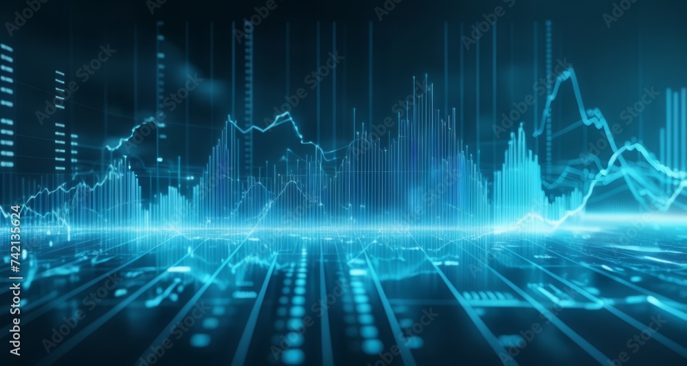 Poster digital future - advanced technology and data analysis