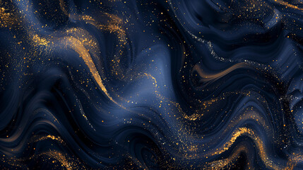 Glowing Particle Waves Abstract Background