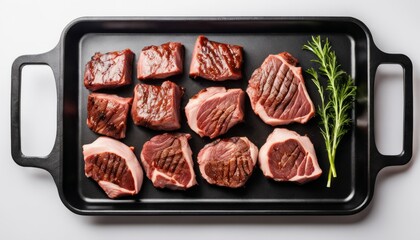  Deliciously grilled steaks, ready to serve!