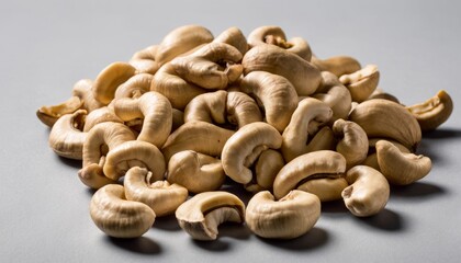  A pile of fresh, unpeeled chestnuts