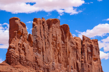 Obraz premium Beautiful views seen from Monument Valley Loop Drive.