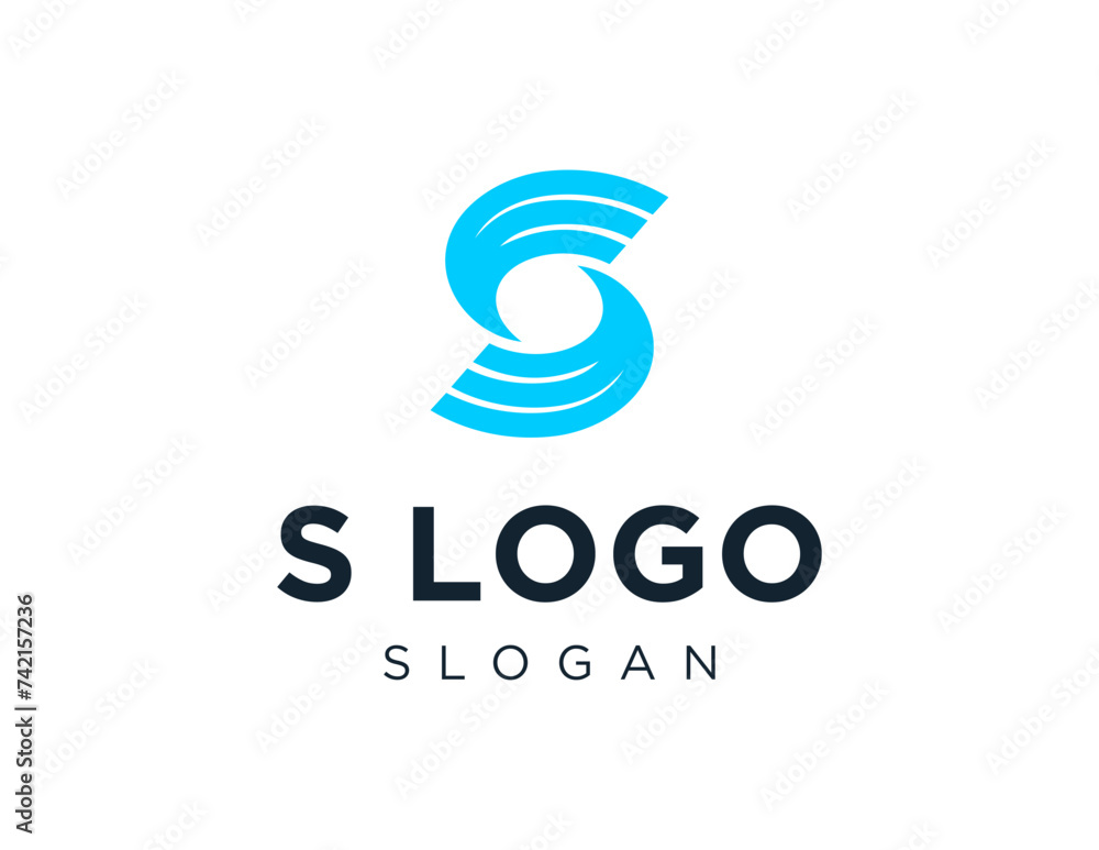 Poster the logo design is about s logo and was created using the corel draw 2018 application with a white b