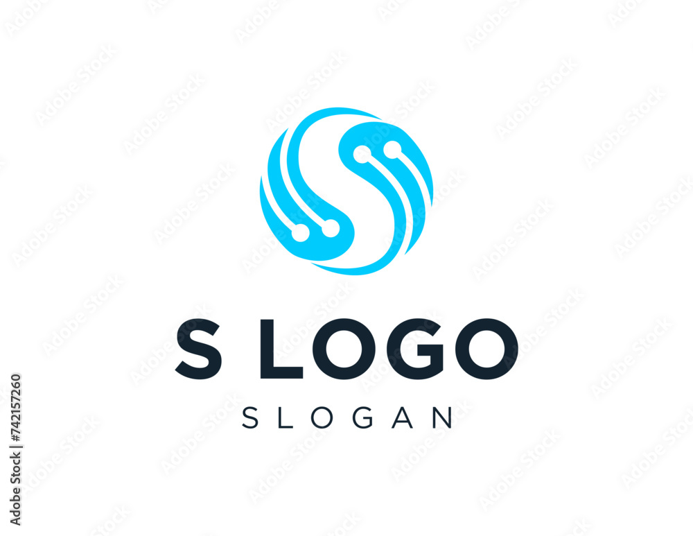 Poster the logo design is about s logo and was created using the corel draw 2018 application with a white b