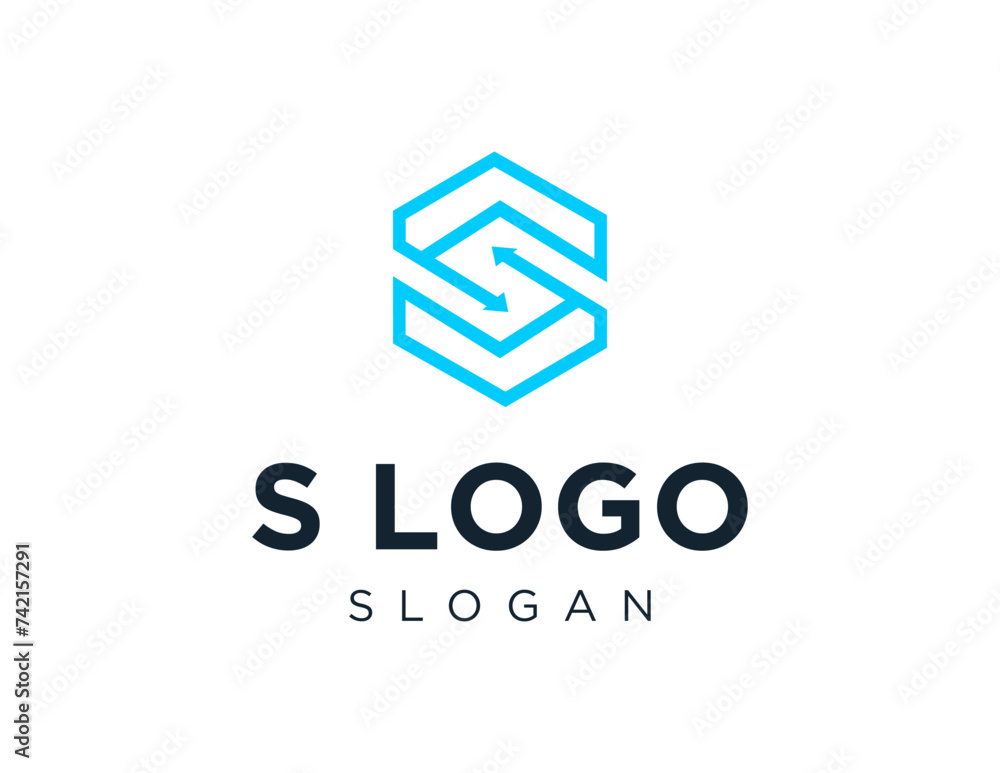 Poster the logo design is about s logo and was created using the corel draw 2018 application with a white b