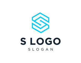 The logo design is about S Logo and was created using the Corel Draw 2018 application with a white background.