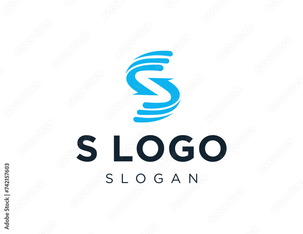 Poster the logo design is about s logo and was created using the corel draw 2018 application with a white b
