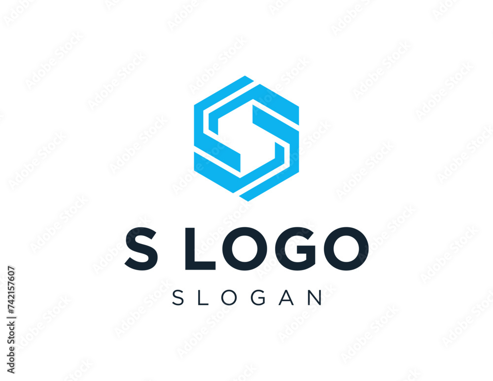Poster the logo design is about s logo and was created using the corel draw 2018 application with a white b