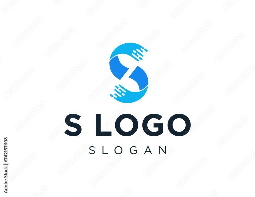 Poster the logo design is about s logo and was created using the corel draw 2018 application with a white b