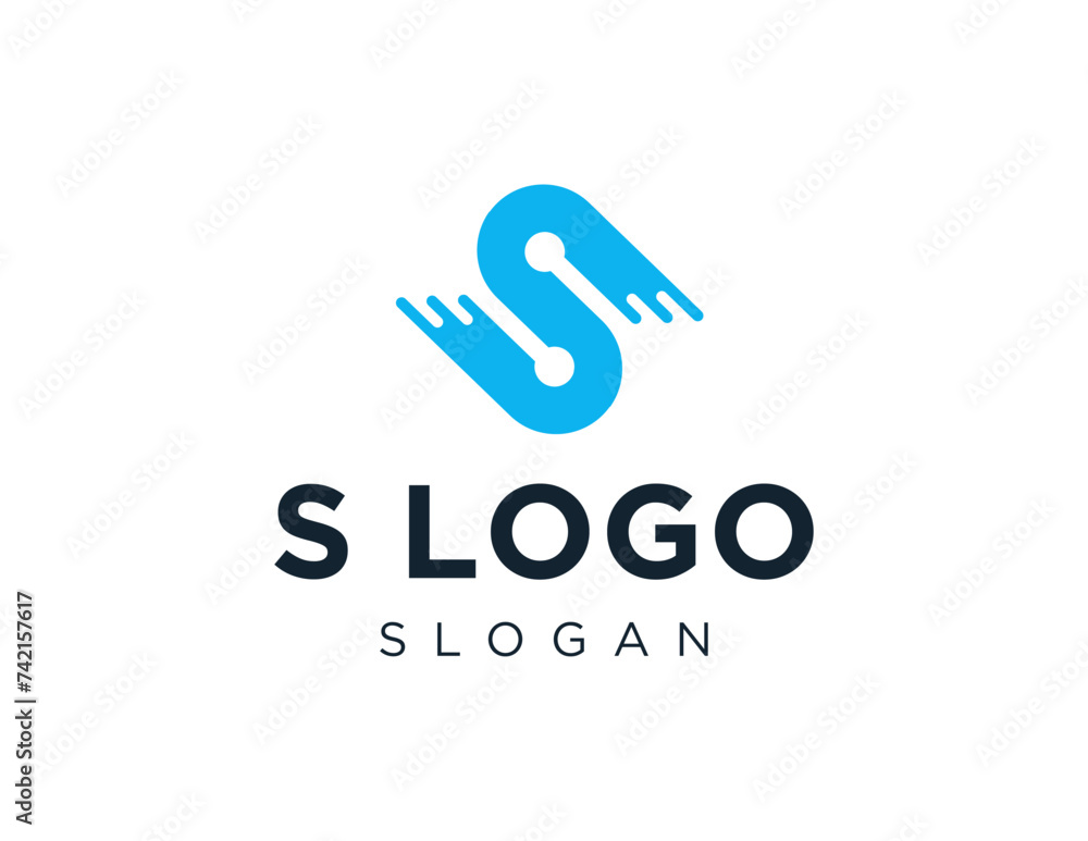 Poster the logo design is about s logo and was created using the corel draw 2018 application with a white b