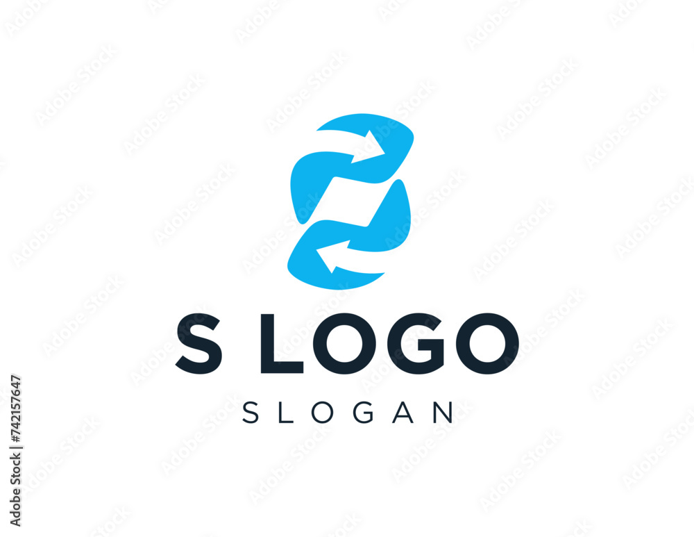 Poster the logo design is about s logo and was created using the corel draw 2018 application with a white b