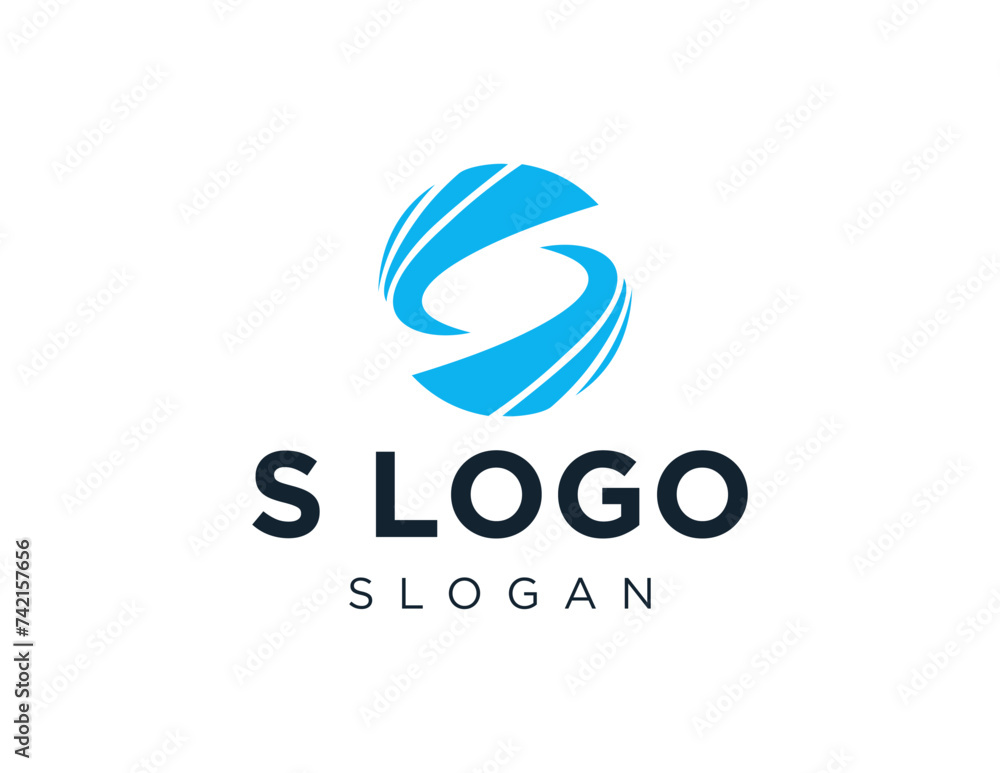 Poster the logo design is about s logo and was created using the corel draw 2018 application with a white b